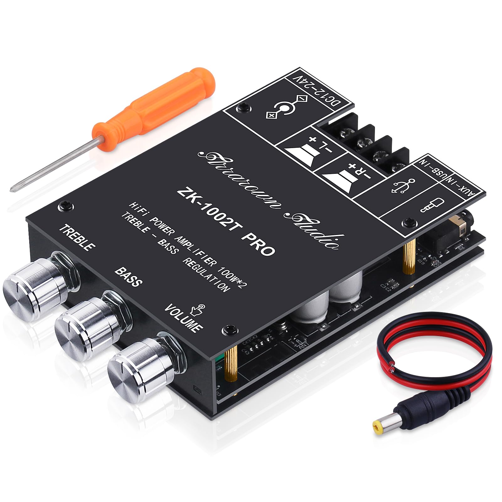 ZK-1002T Bluetooth 5.0 Amplifier Board 2.1 200W HiFi Subwoofer